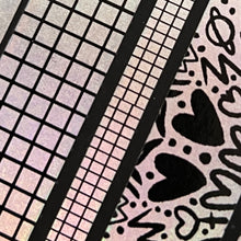 Load image into Gallery viewer, Holo Grid Washi Tape 5/15mm