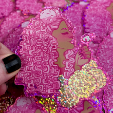 Load image into Gallery viewer, Dandelion Glitter Vinyl Sticker