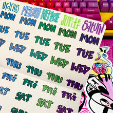 Load image into Gallery viewer, Oracle Zombie Days Overlap Washi *no codes*