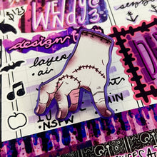 Load image into Gallery viewer, Spooky Hand Acrylic Pin