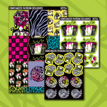 Load image into Gallery viewer, Colorful Inktober Deco+ Sticker Sheets