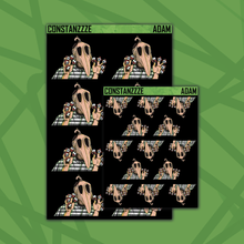 Load image into Gallery viewer, Blackout Scary Adam Sticker Sheet