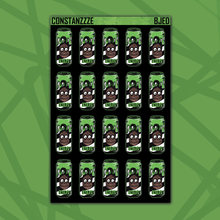 Load image into Gallery viewer, Blackout Beetle 🧃 Energy Drink Sticker Sheet