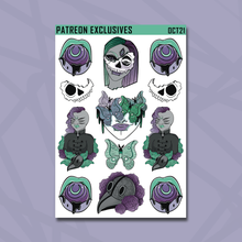 Load image into Gallery viewer, Plague Doctor 2.0 Deco Sticker Sheets
