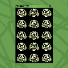 Load image into Gallery viewer, Blackout Scary Beetle 🧃 Sticker Sheet