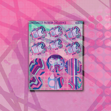 Load image into Gallery viewer, LoFi Love Zombie Deco Box+ Sticker Sheets