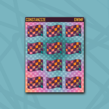 Load image into Gallery viewer, Race To Wild Flag Sticker Sheet