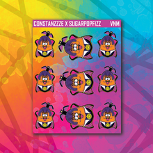 Load image into Gallery viewer, Vampire Nugget Sticker Sheet