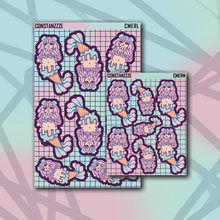 Load image into Gallery viewer, Celebration Mermaid Sticker Sheet