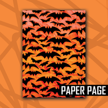 Load image into Gallery viewer, Halloweenie 26 Orange Battie Sticker/Paper Page