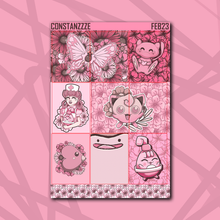 Load image into Gallery viewer, Pink Poke Deco Box+ Sticker Sheets