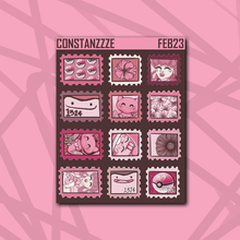 Load image into Gallery viewer, Pink Poke Deco Box+ Sticker Sheets