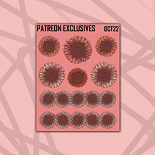 Load image into Gallery viewer, Pinkout Fall Florals Deco Sticker Sheets