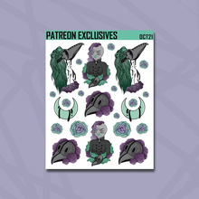 Load image into Gallery viewer, Plague Doctor 2.0 Deco Sticker Sheets