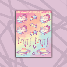 Load image into Gallery viewer, Pastel Cloud Deco Sticker Sheets