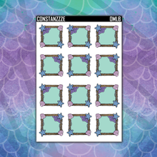 Load image into Gallery viewer, Purple Mermaid Box Sticker Sheet