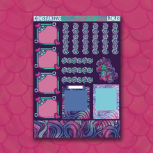 Load image into Gallery viewer, Love Zombie Mermaid Purple Out Journaling Kit