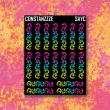 Load image into Gallery viewer, Spooky All Year Skullie Checklist Sticker Sheet