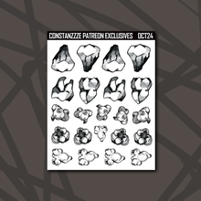 Load image into Gallery viewer, Inktober Deco Sticker Sheets