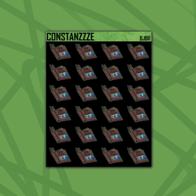 Load image into Gallery viewer, Blackout Beetle 🧃 Book Sticker Sheet