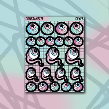 Load image into Gallery viewer, Celebration Eyes Sticker Sheet