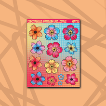 Load image into Gallery viewer, 318 Florals Deco Sticker Sheets