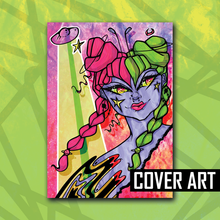 Load image into Gallery viewer, Space Girl Reusable Sticker Book