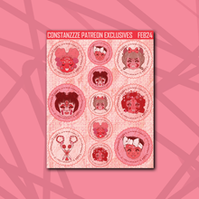 Load image into Gallery viewer, Dollies and Doilies Deco Box+ Sticker Sheets