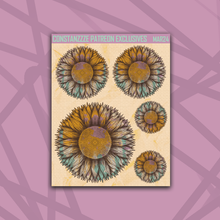 Load image into Gallery viewer, Planners Bloom Small Deco Sticker Sheets