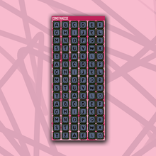 Load image into Gallery viewer, CPC Bead Letter Sticker Sheet