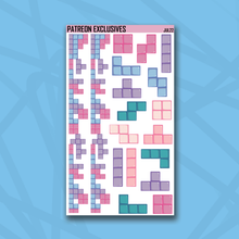 Load image into Gallery viewer, Gamer Girlz Box, Chibi, and Block Deco Sticker Sheets