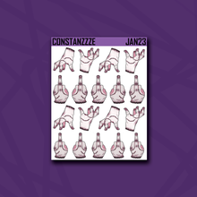 Load image into Gallery viewer, Wednesday Deco Sticker Sheets