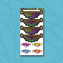 Load image into Gallery viewer, Spooky All Year Headers and Deco Box Sticker Sheets