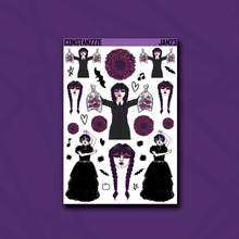 Load image into Gallery viewer, Wednesday Deco Sticker Sheets