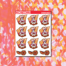 Load image into Gallery viewer, 318 With Oranges Sticker Sheets