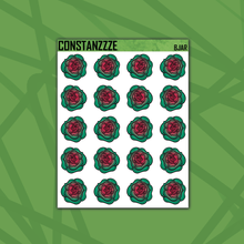 Load image into Gallery viewer, Argentina Rose Sticker Sheet