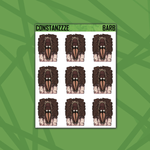 Load image into Gallery viewer, Scary Barb Sticker Sheet