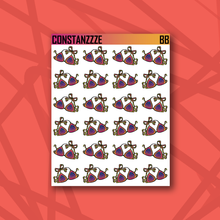 Load image into Gallery viewer, Spooky Summer Boo Bikini Sticker Sheets