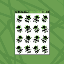 Load image into Gallery viewer, Beetle Sticker Sheet