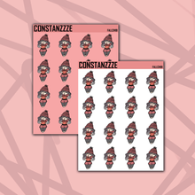 Load image into Gallery viewer, Fall Chibi (Light Skin Tone) Sticker Sheet