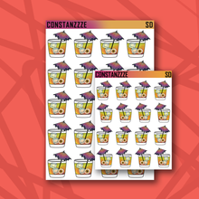 Load image into Gallery viewer, Spooky Summer Drink Sticker Sheets