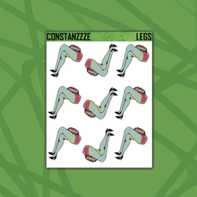 Load image into Gallery viewer, Assistant's Legs Sticker Sheet