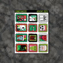 Load image into Gallery viewer, NBC 2023 Advent Day 6 Sticker Sheets