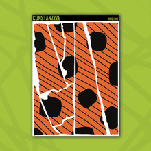 Load image into Gallery viewer, Jumbo Traditional Dot and Stripes Rippies Sticker Sheet