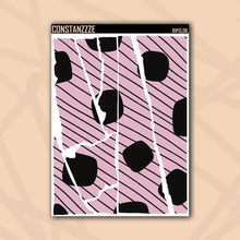 Load image into Gallery viewer, Jumbo Pastel Dot and Stripes Rippies Sticker Sheet