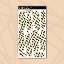 Load image into Gallery viewer, Pastel Crisscross Large Swatch Sticker Sheet