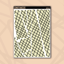 Load image into Gallery viewer, Jumbo Pastel Crisscross Rippies Sticker Sheet