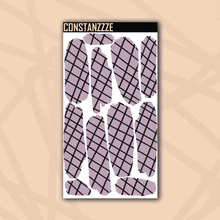 Load image into Gallery viewer, Pastel Crisscross Large Swatch Sticker Sheet