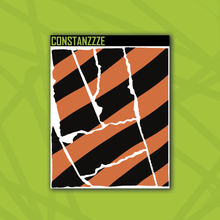 Load image into Gallery viewer, Traditional Thick Stripe Small Rippies Sticker Sheet