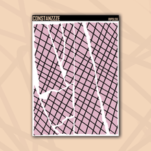 Load image into Gallery viewer, Jumbo Pastel Crisscross Rippies Sticker Sheet